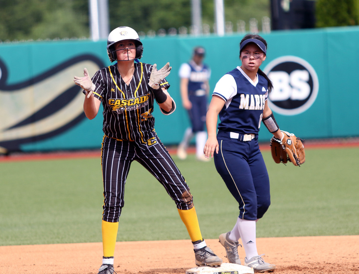 Cascade Marist Catholic 4A softball final Dan Brood 34